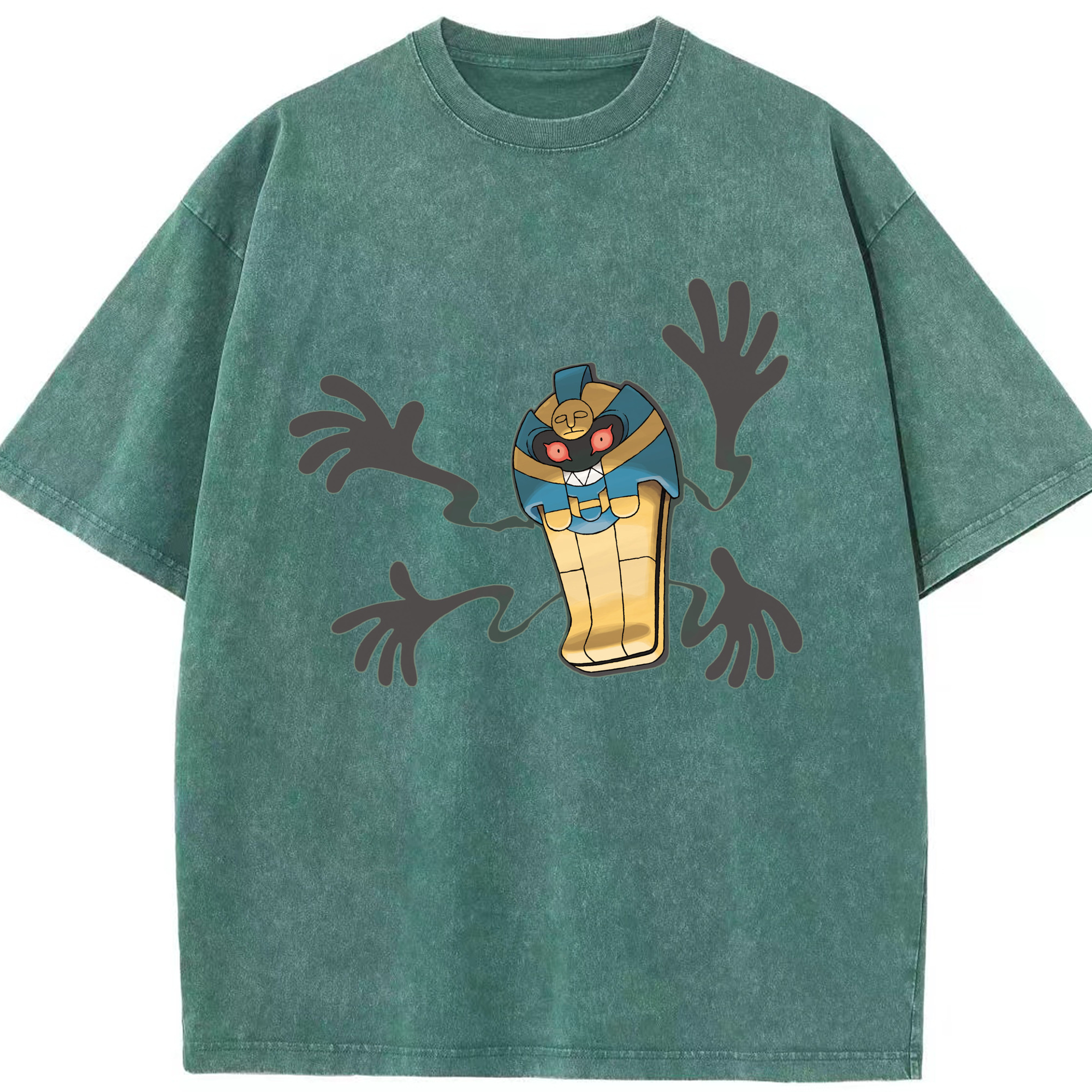 （画像用） ポケットモンスター Pokémon 綿100% ヴィンテージ風 半袖Tシャツ（フロントプリント）